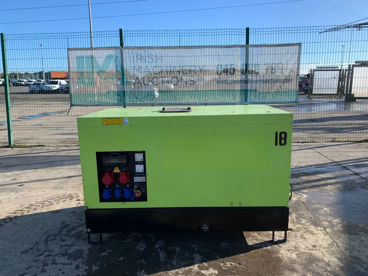 2023 PRAMAC 20KVA DIESEL GENERATOR FOR AUCTION - Image 1