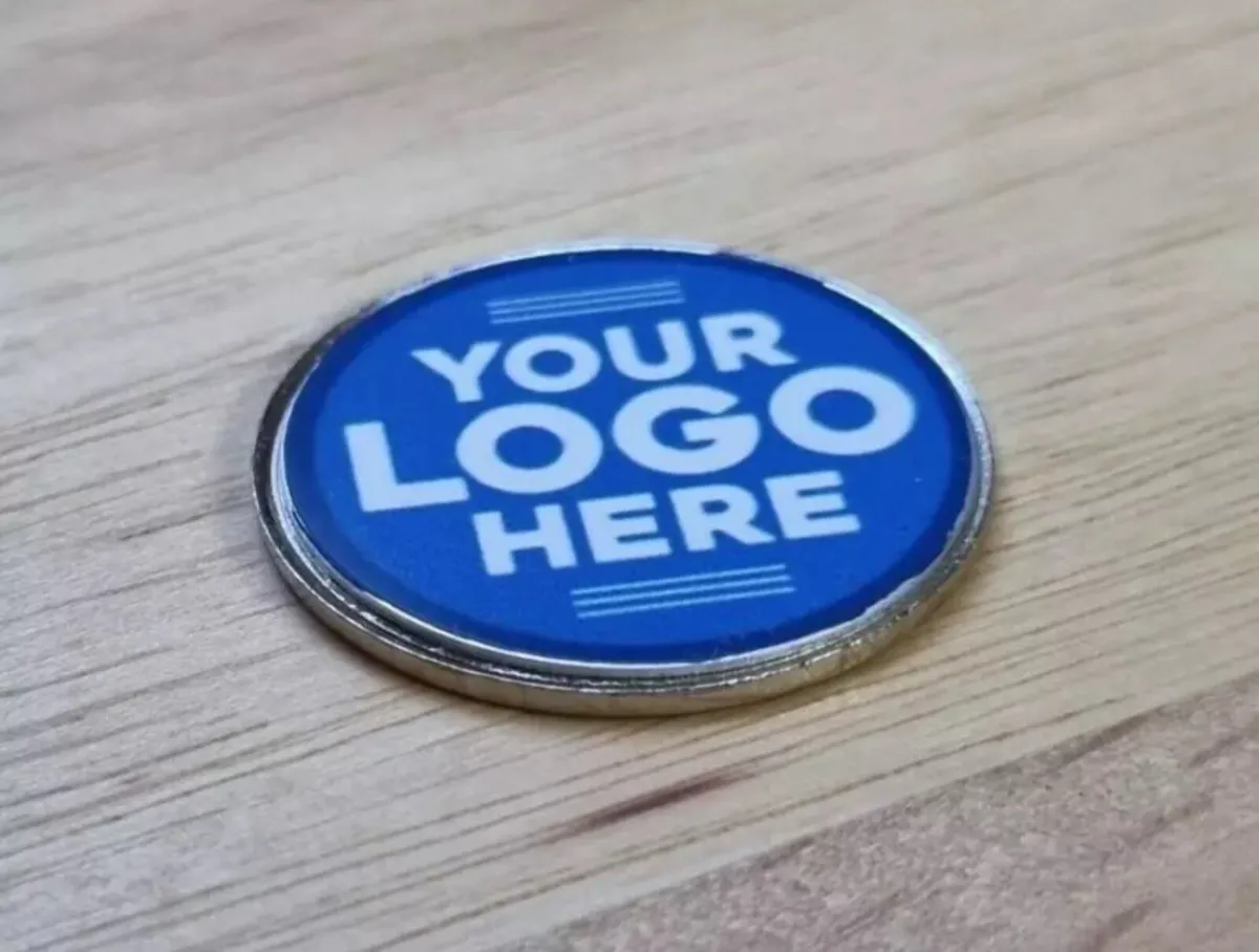 Personalised Text, Logo, Photo Golf Ball Marker - Image 2