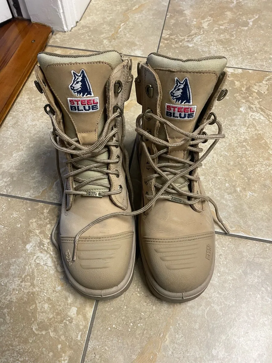 Steel blue Safety Boots - Image 1