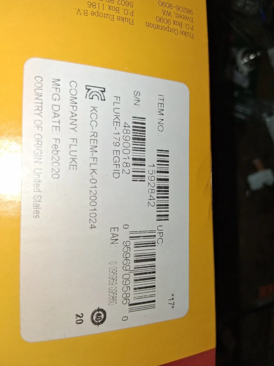 Fluke 179  True RMS Multimeter  (USA) - Image 2