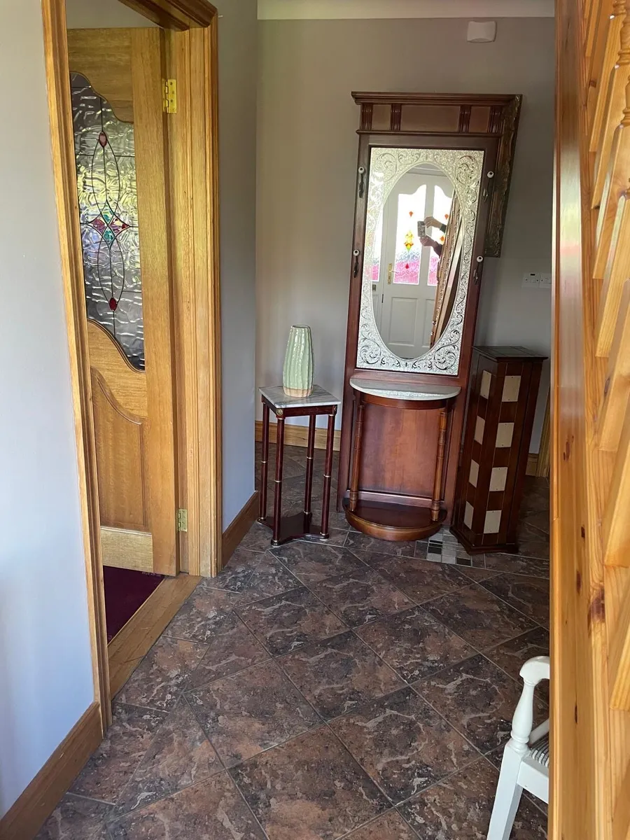 Mirror hall stand, small hall table, photo stand - Image 2