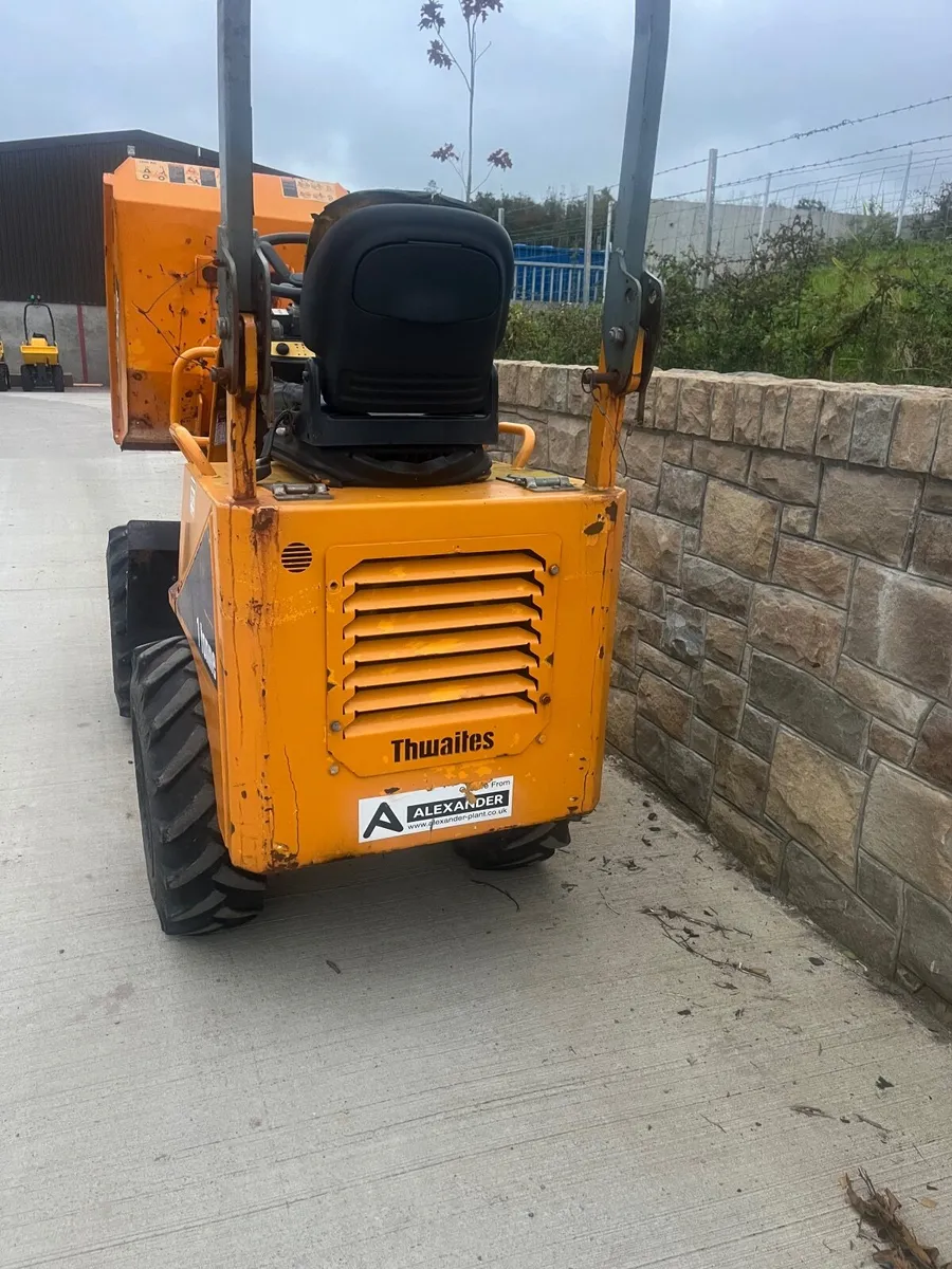 Thwaites 1 ton site dumper - Image 2