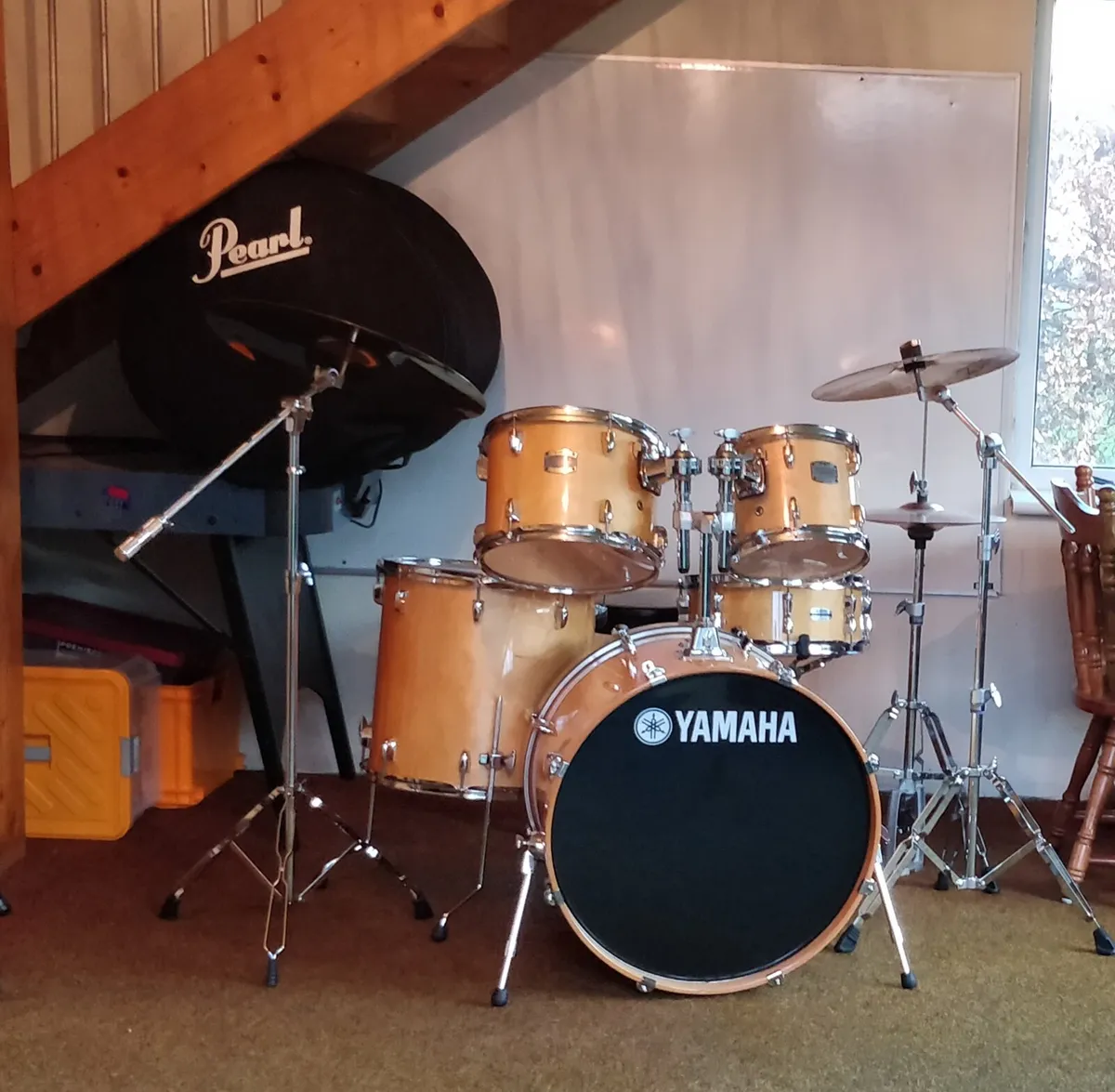 Drum Kit with Cymbals & Bags - Yamaha Stage Series - Image 1
