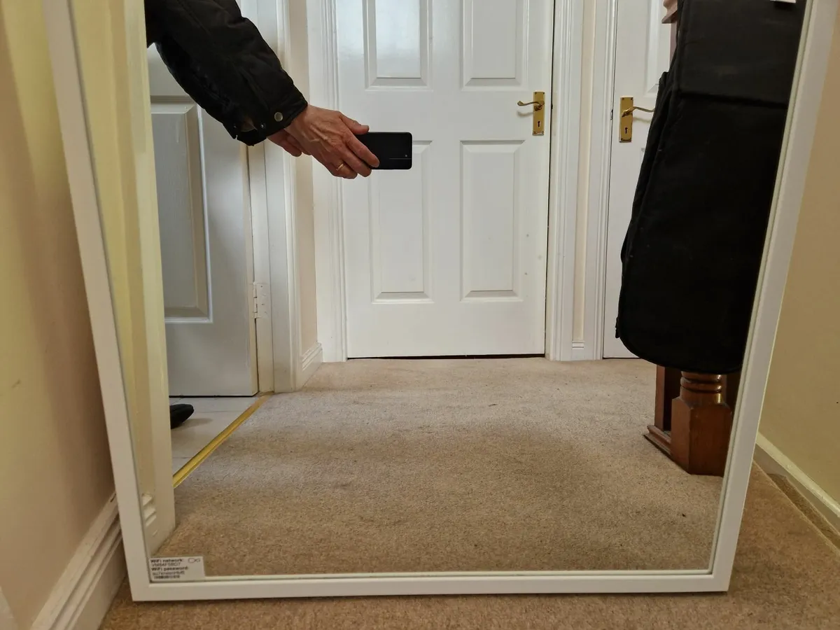 Bedrooom wall Mirror Square Frame 27.5"x 27.5" - Image 4