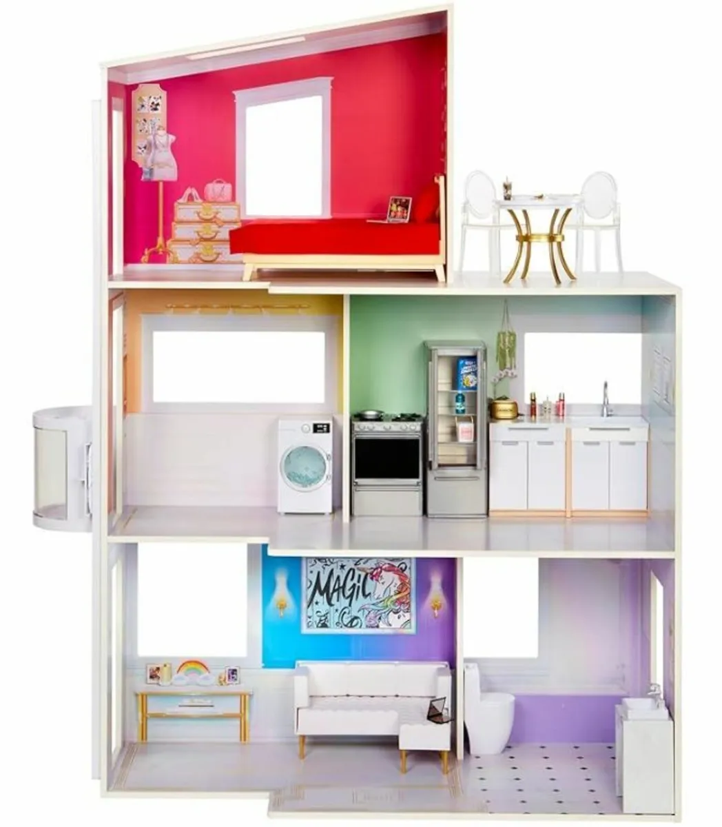 rainbow high doll house