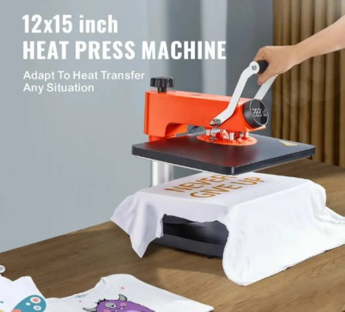 Heat Press Machine 12x15in/30.5x38.1 cm 5in1 - Image 4
