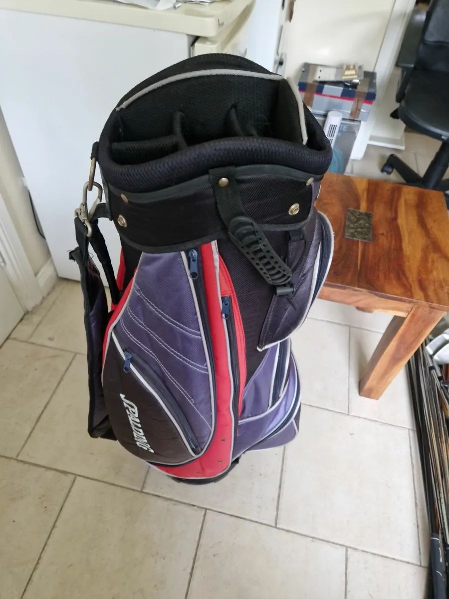 Spalding Golf Bag with lots of Zipped Pockets, Str - Image 3