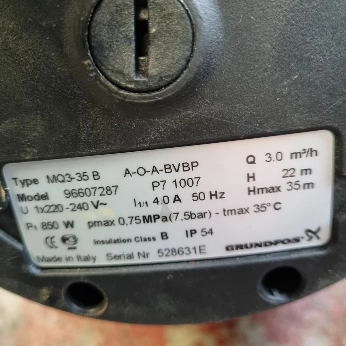 Grundfos Domestic Water Pump - Image 2