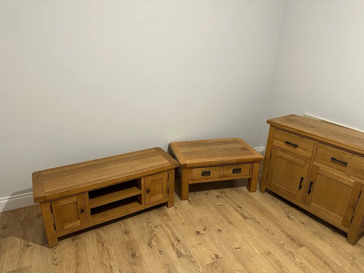 Living Room Set - Coffee Table, TV Unit, Sideboard