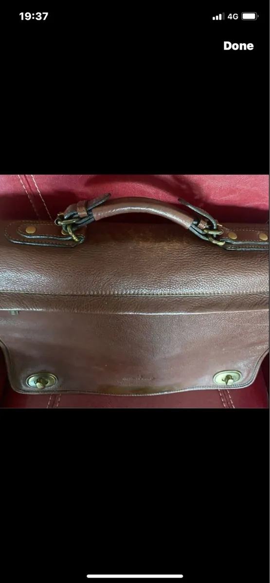 Quality Hexagona Leather Briefcase - Image 2