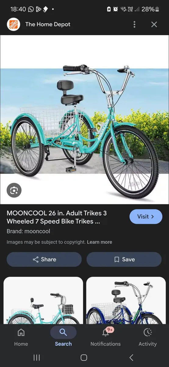 Adults tricycle
