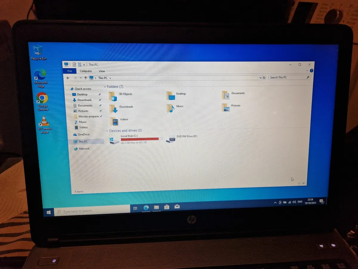 HP Probook Laptop, Core i3-4000M CPU 2.4GHz 4GB - Image 3