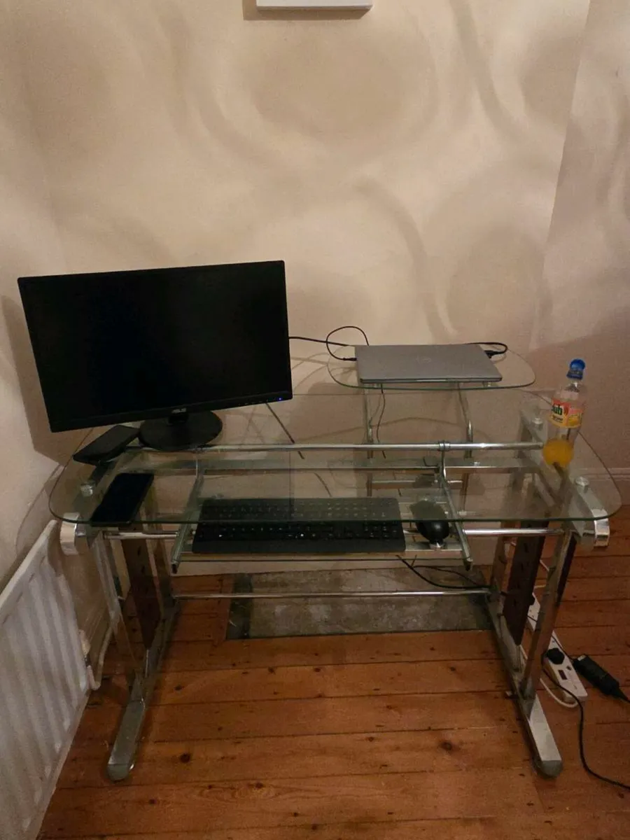Glass Office Desk - Image 3