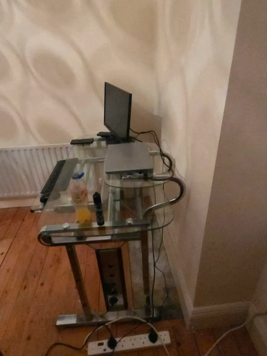 Glass Office Desk - Image 4