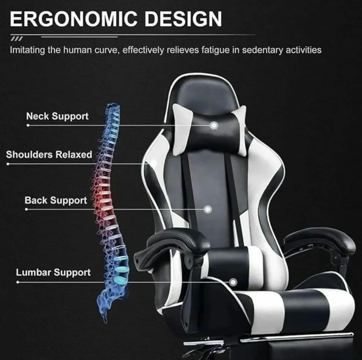 Gaming Chair Ergonomic Computer Chair Office Chair - Image 4