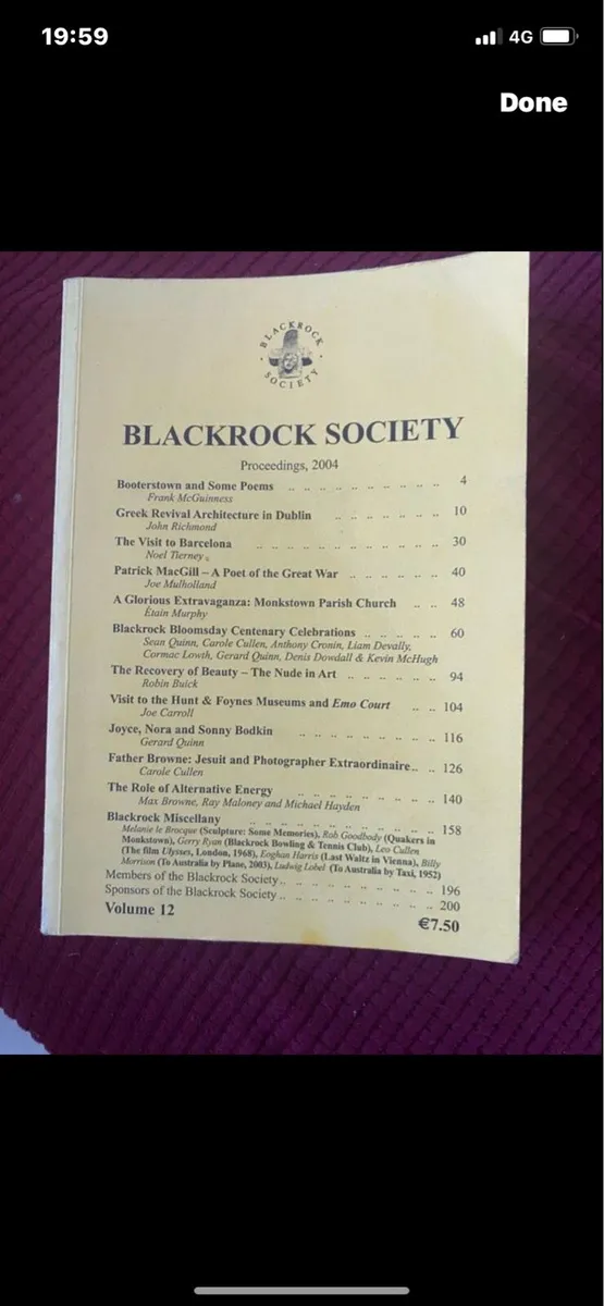 Blackrock Society 2004 - Image 1