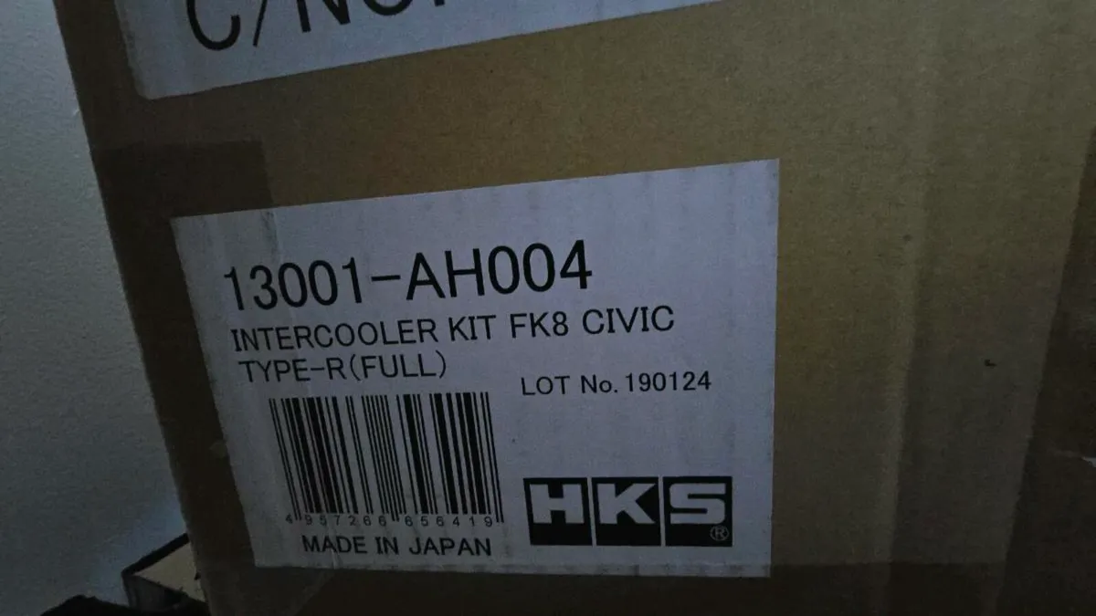 Honda Civic FK8 Type R Hks Intercooler - Image 3