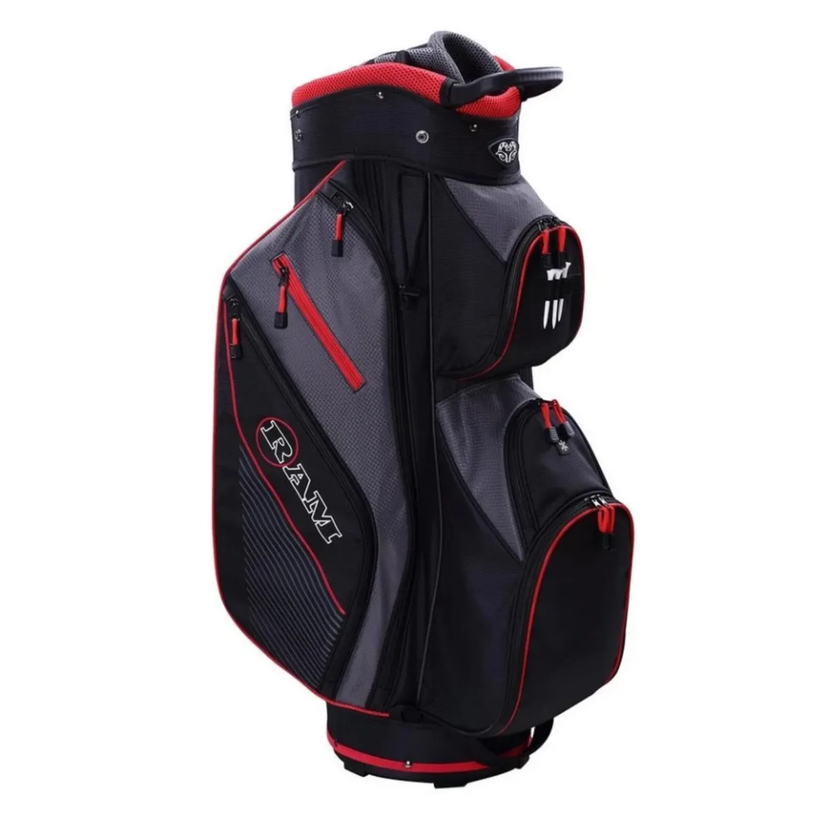 Ram Golf Lightweight Trolley Bag with 14 Dividers - Image 2