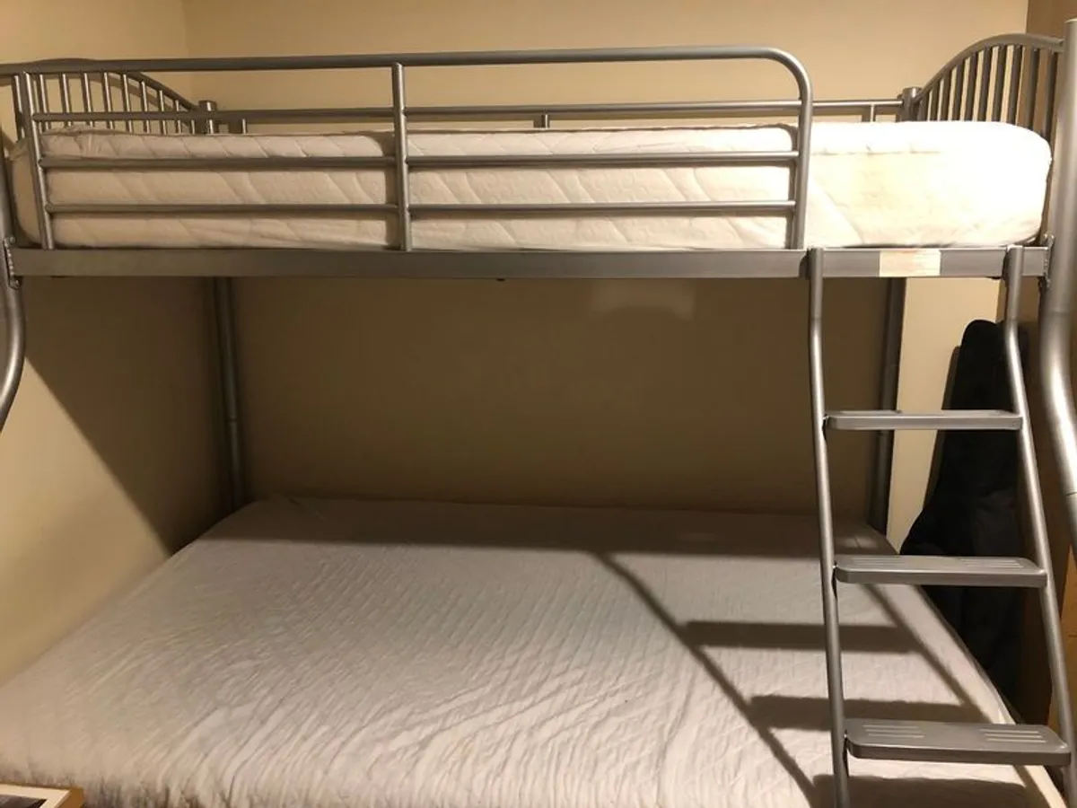 Metal Frame Bunk Bed - Image 1