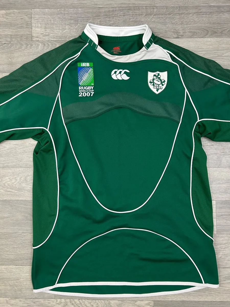 Vintage 2007 Ireland Rugby World Cup Jersey Shirt - Image 2
