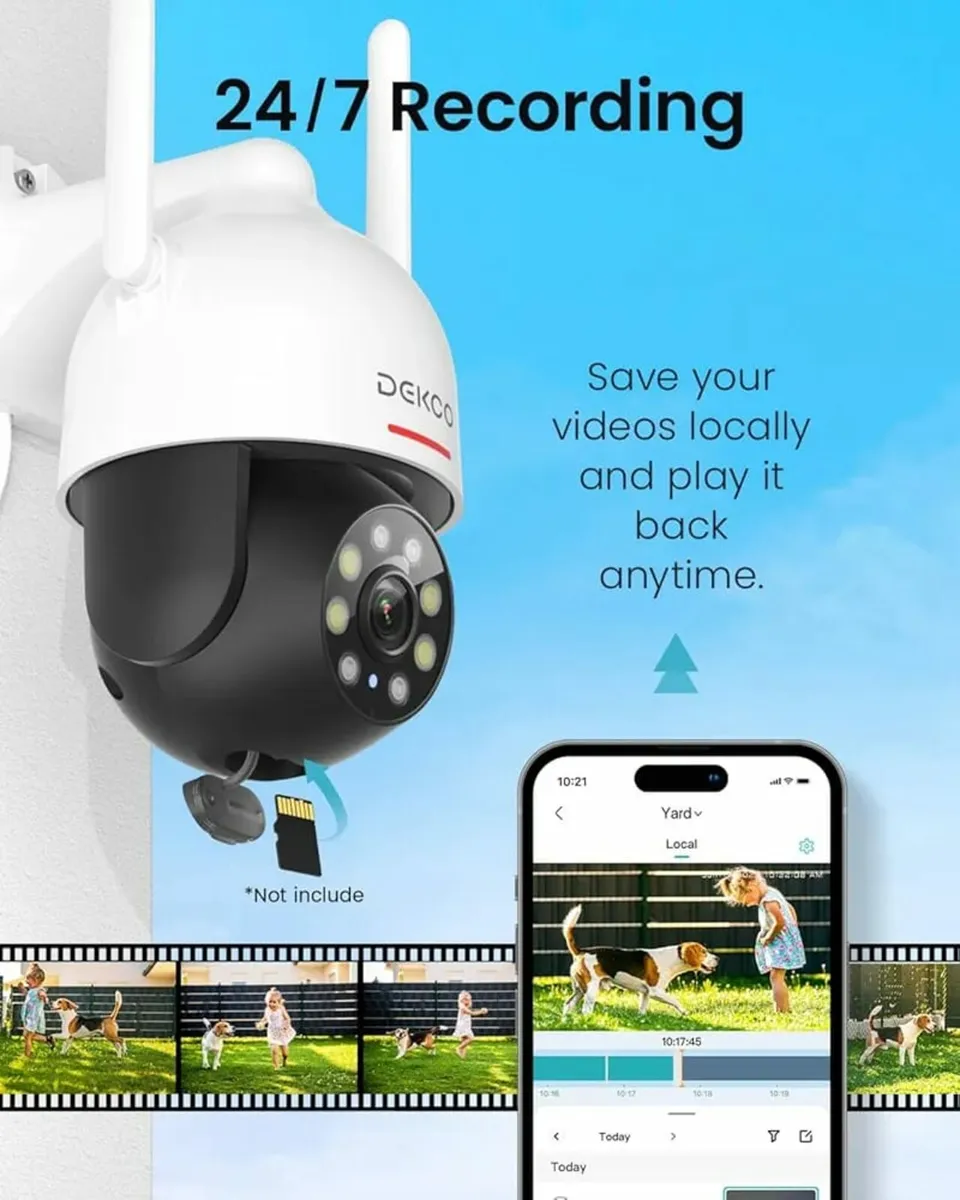 2K Security Camera Outdoor, CCTV Camera with Auto - Image 3