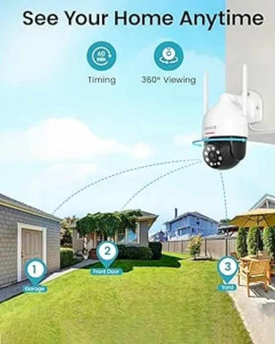 2K Security Camera Outdoor, CCTV Camera with Auto - Image 4