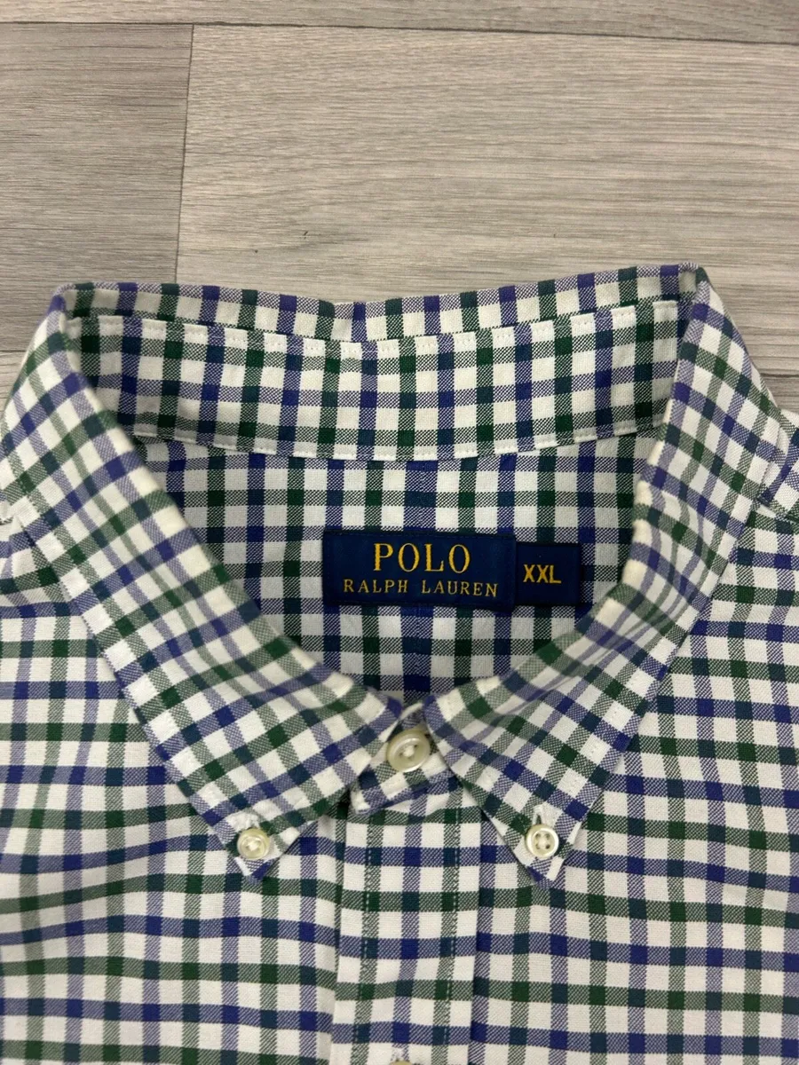 Ralph Lauren Button Down Check Oxford Shirt XXL - Image 4