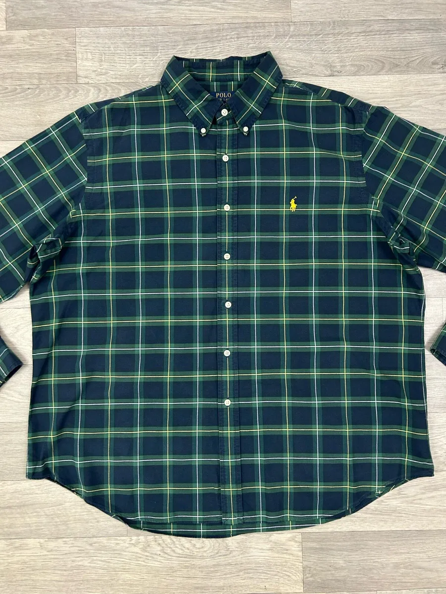 Ralph Lauren Button Down Check Oxford Shirt XXL - Image 2