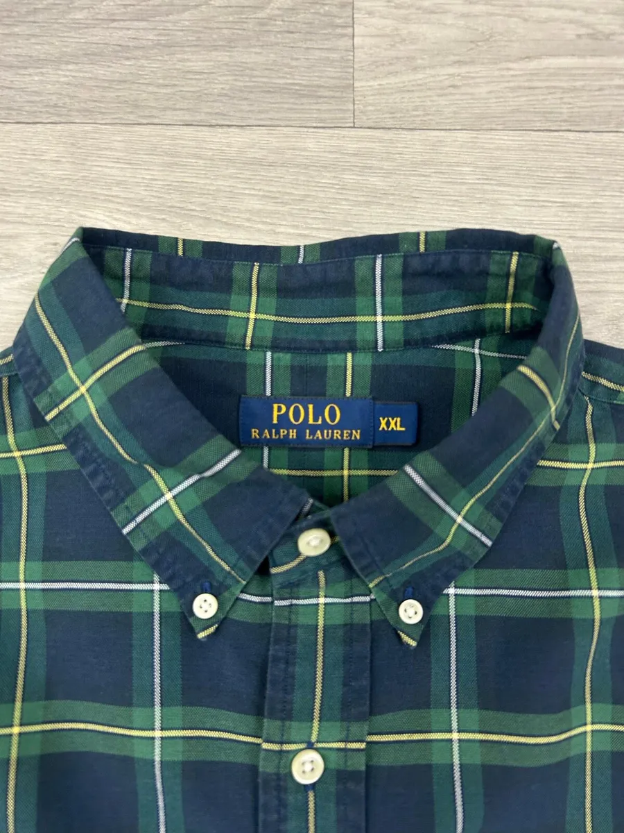 Ralph Lauren Button Down Check Oxford Shirt XXL - Image 4