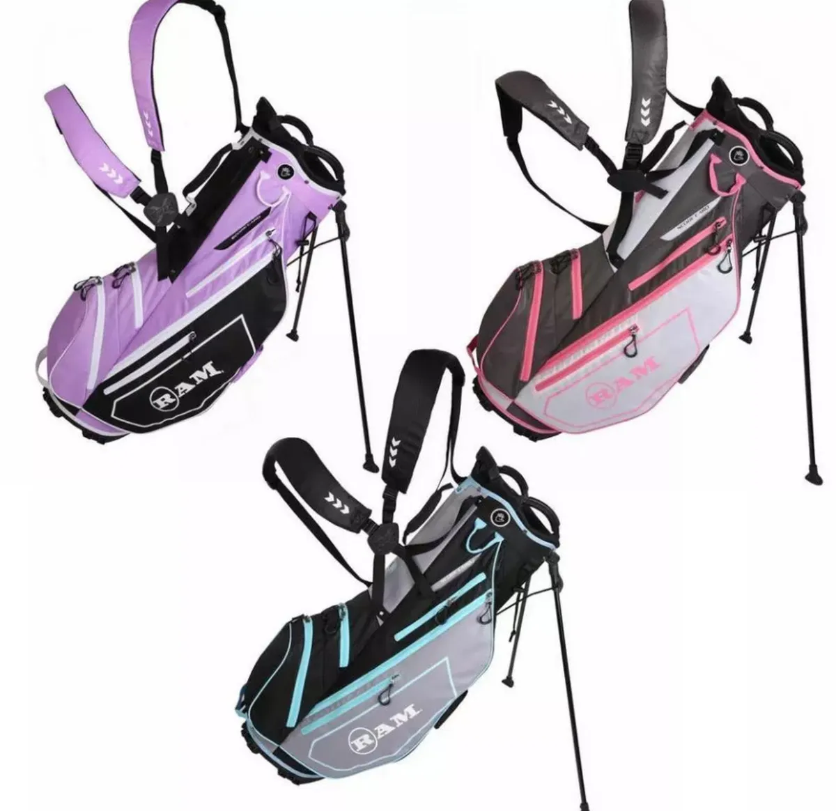 NEW RAM Golf Ladies FX Lightweight Golf Stand Bag - Image 1
