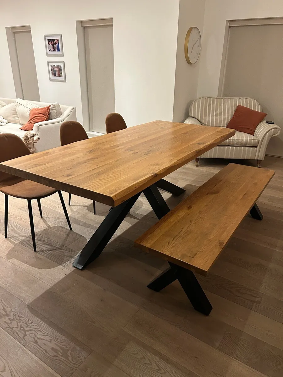 Dining table & bench - Image 2
