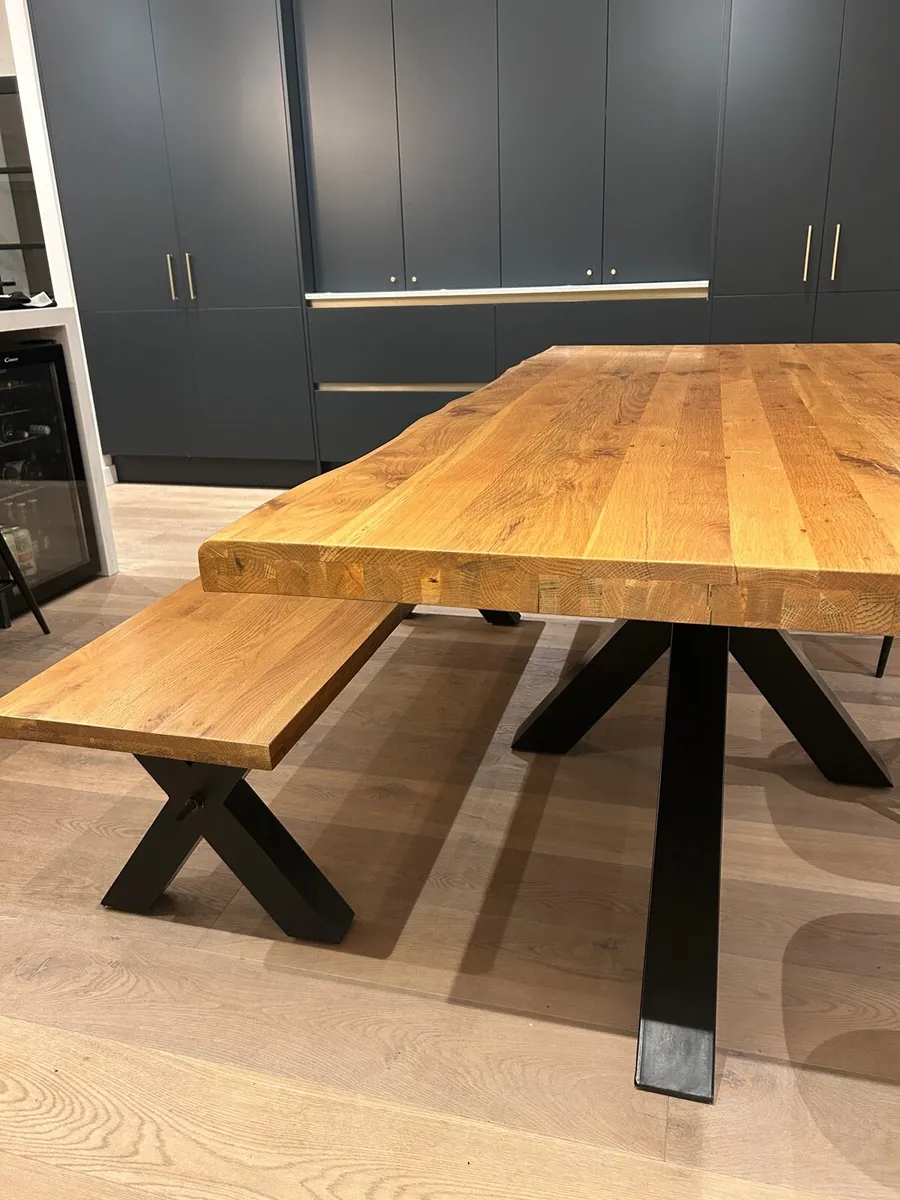 Dining table & bench - Image 3
