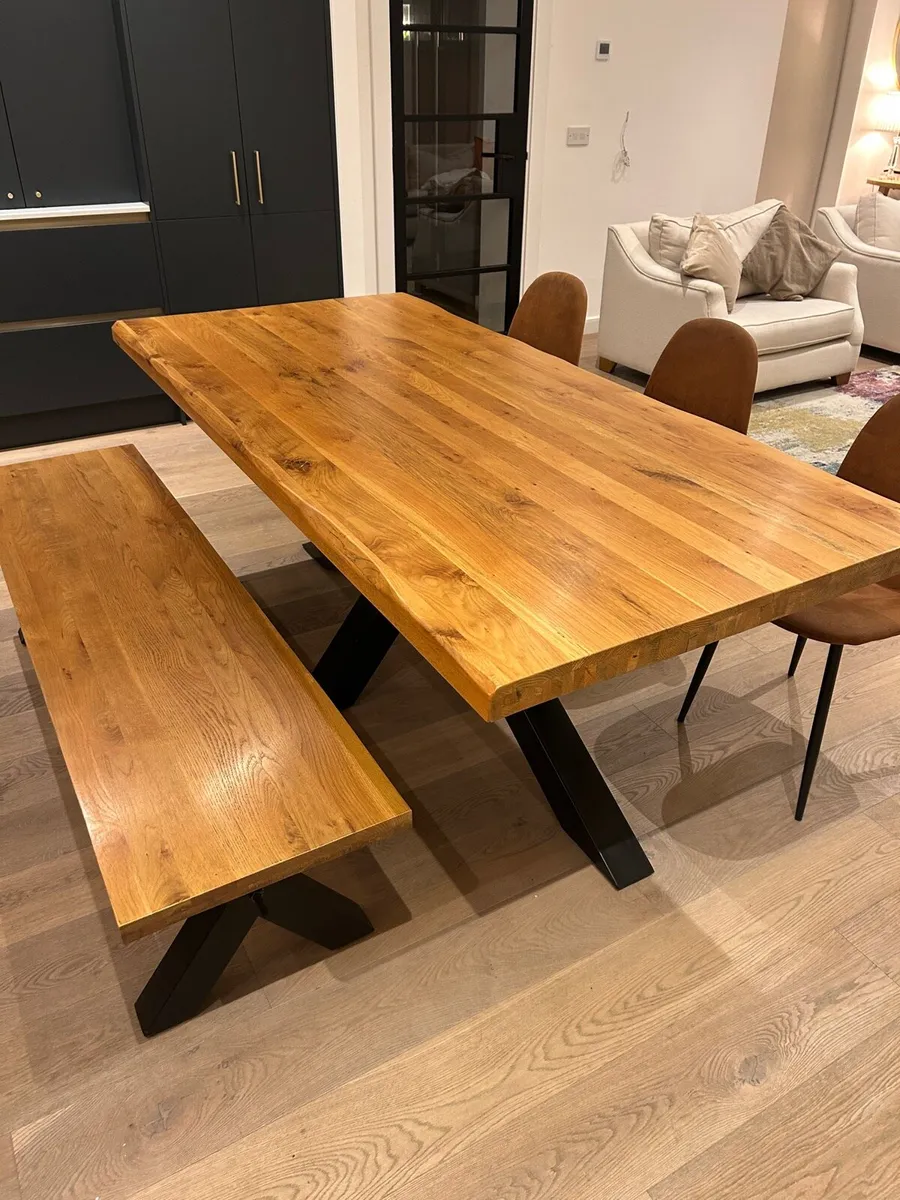 Dining table & bench - Image 4