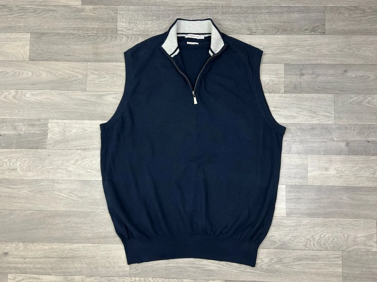 Peter Millar Cashmere Blend Golf Gilet Vest XL - Image 1
