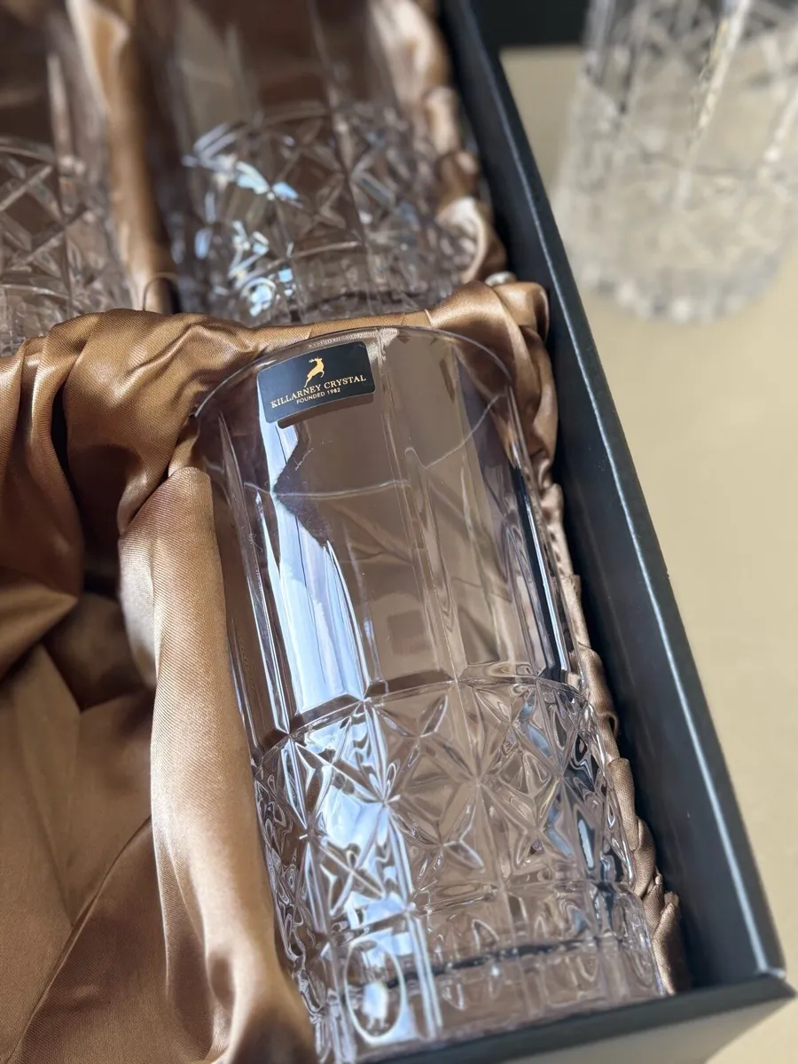 Brand New Killarney Crystal Glasses - Image 4