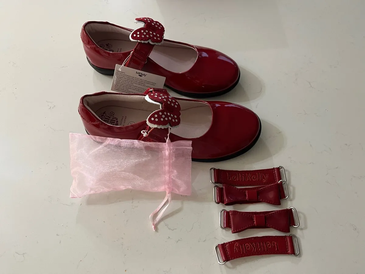 Lelli Kelli - Red Leather Patent shoes - size 34F - Image 4