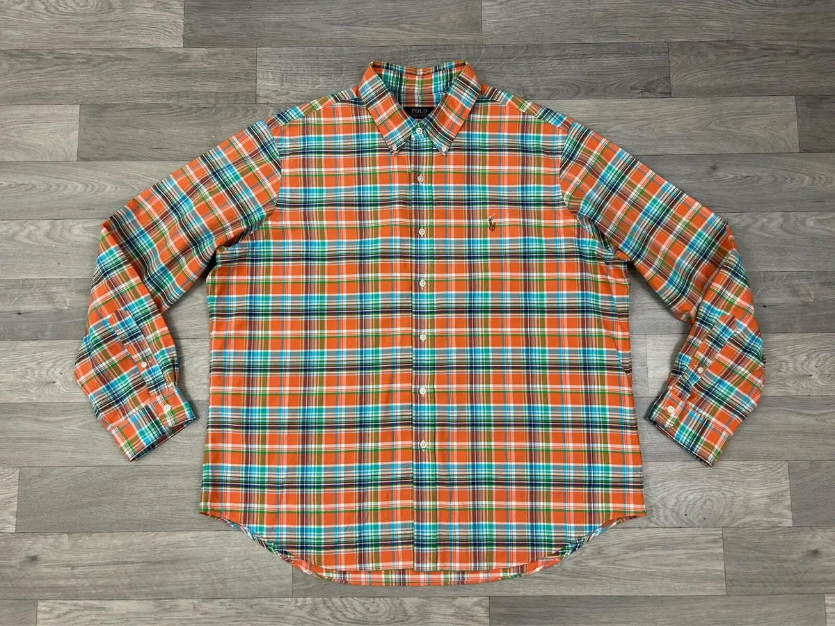Ralph Lauren Button Down Check Oxford Shirt XXL - Image 1