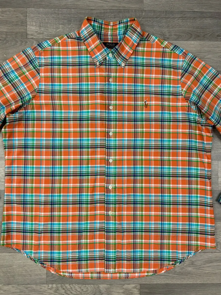 Ralph Lauren Button Down Check Oxford Shirt XXL - Image 2
