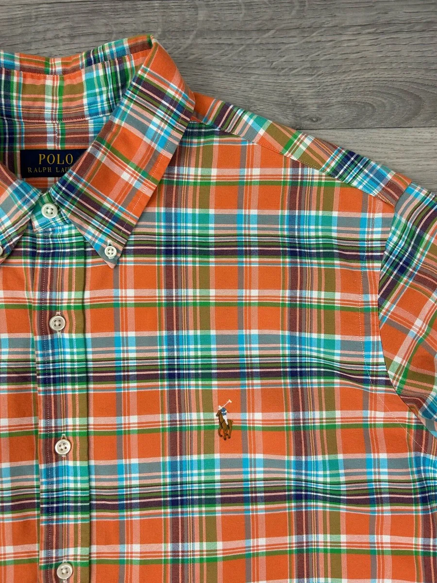 Ralph Lauren Button Down Check Oxford Shirt XXL - Image 3