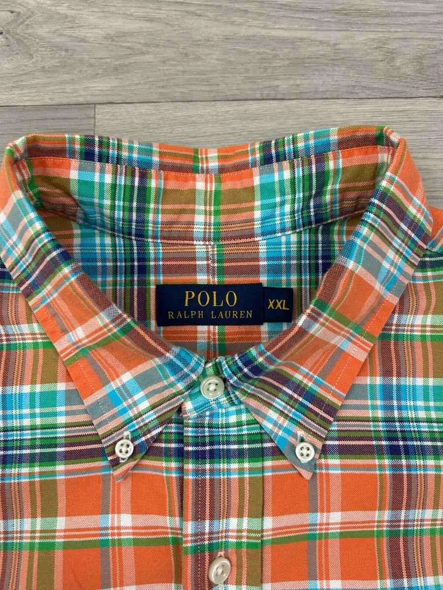 Ralph Lauren Button Down Check Oxford Shirt XXL - Image 4