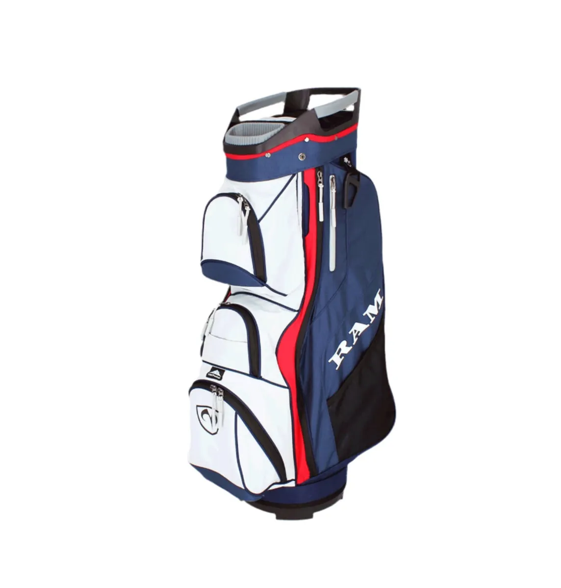 Ram Golf Deluxe Trolley Bag 14 Divider Putter Slot - Image 1