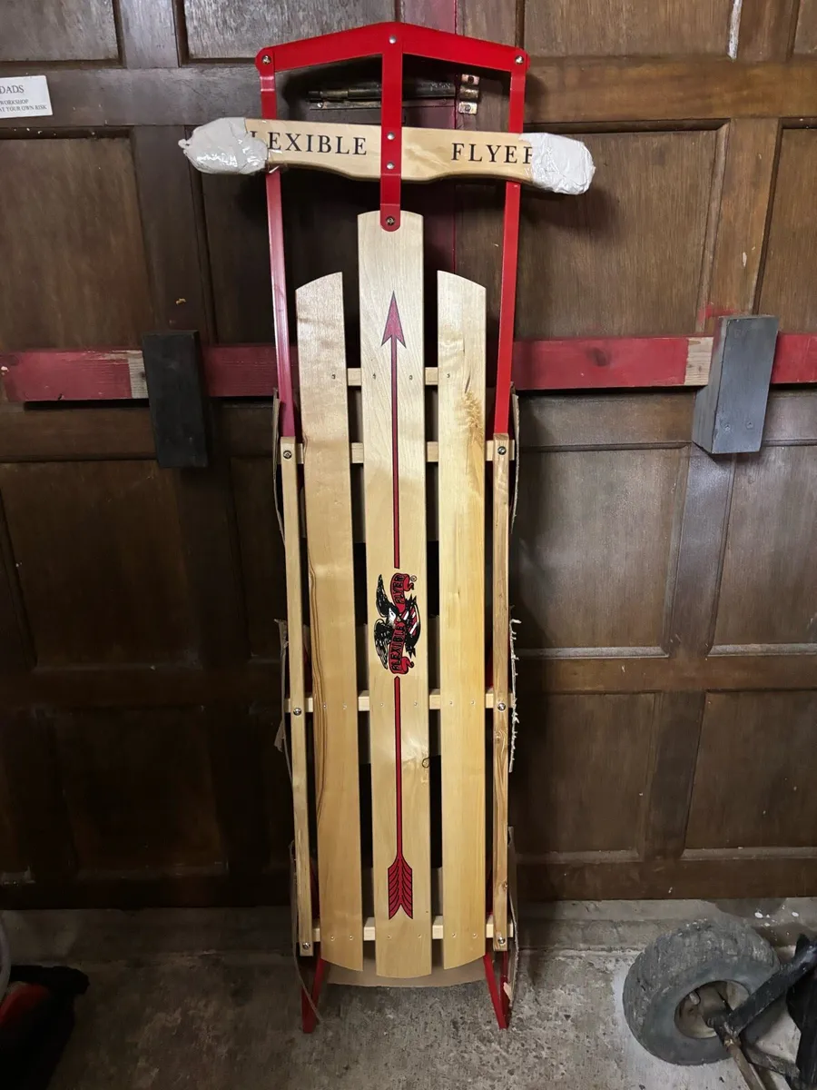 Flexible Flyer Metal Runner Jet Snow Sled - Image 1