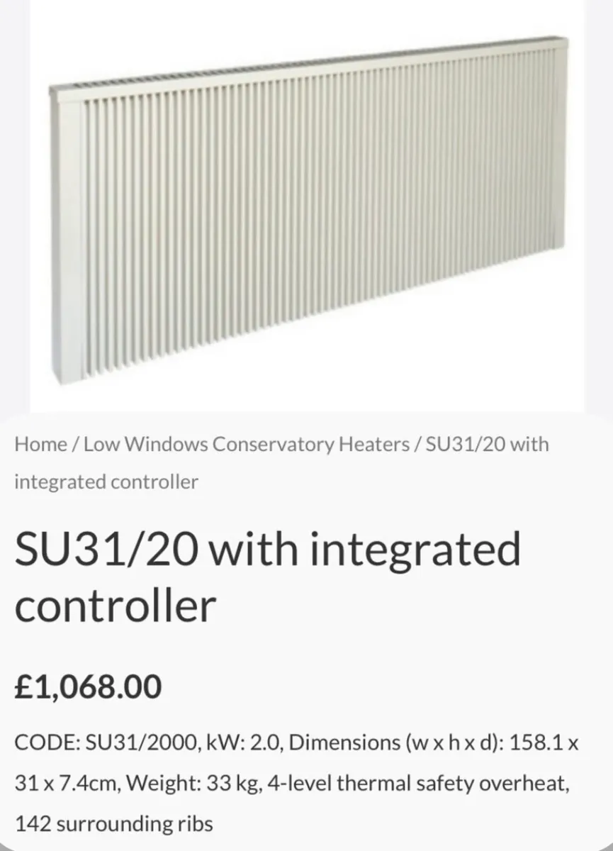 Low running cost Suka Heater