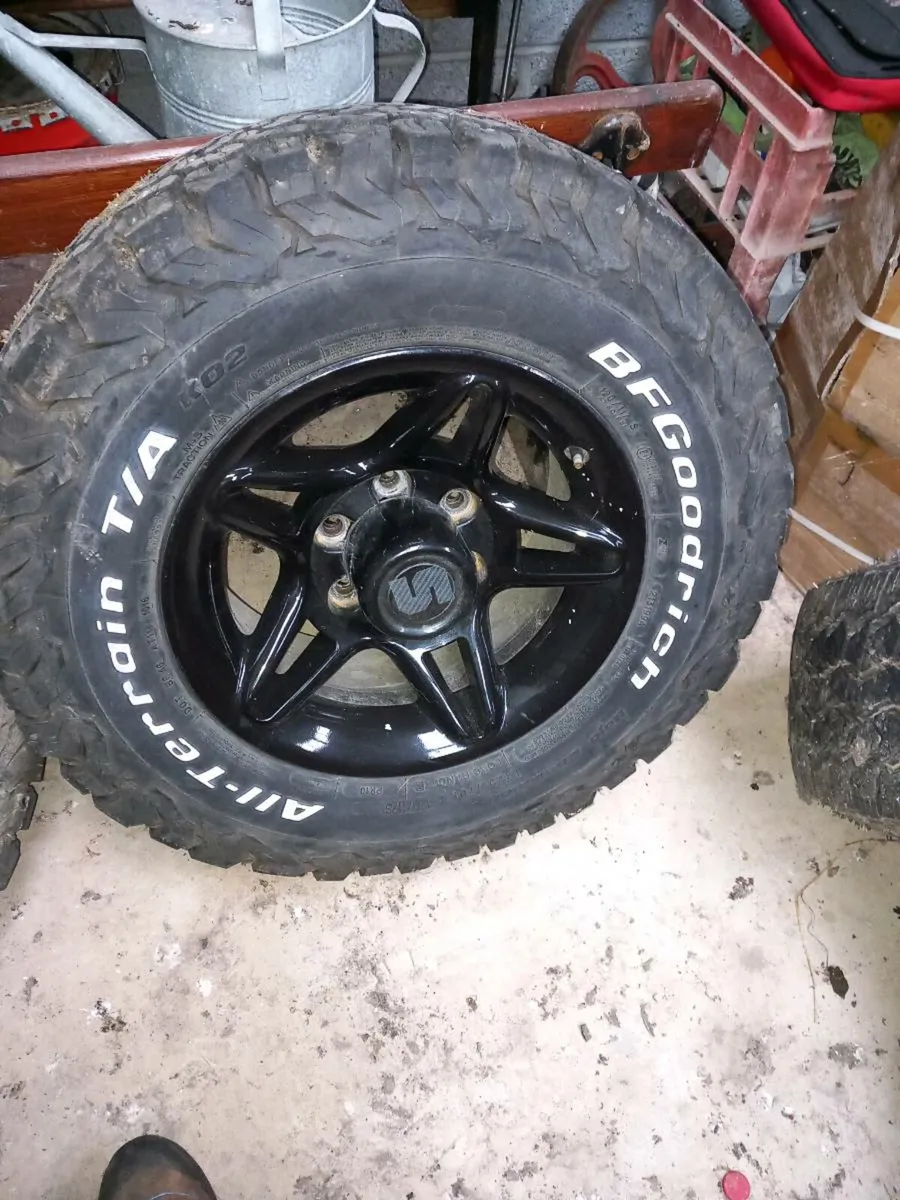 6x139.7 wheels new bfg tyres - Image 3