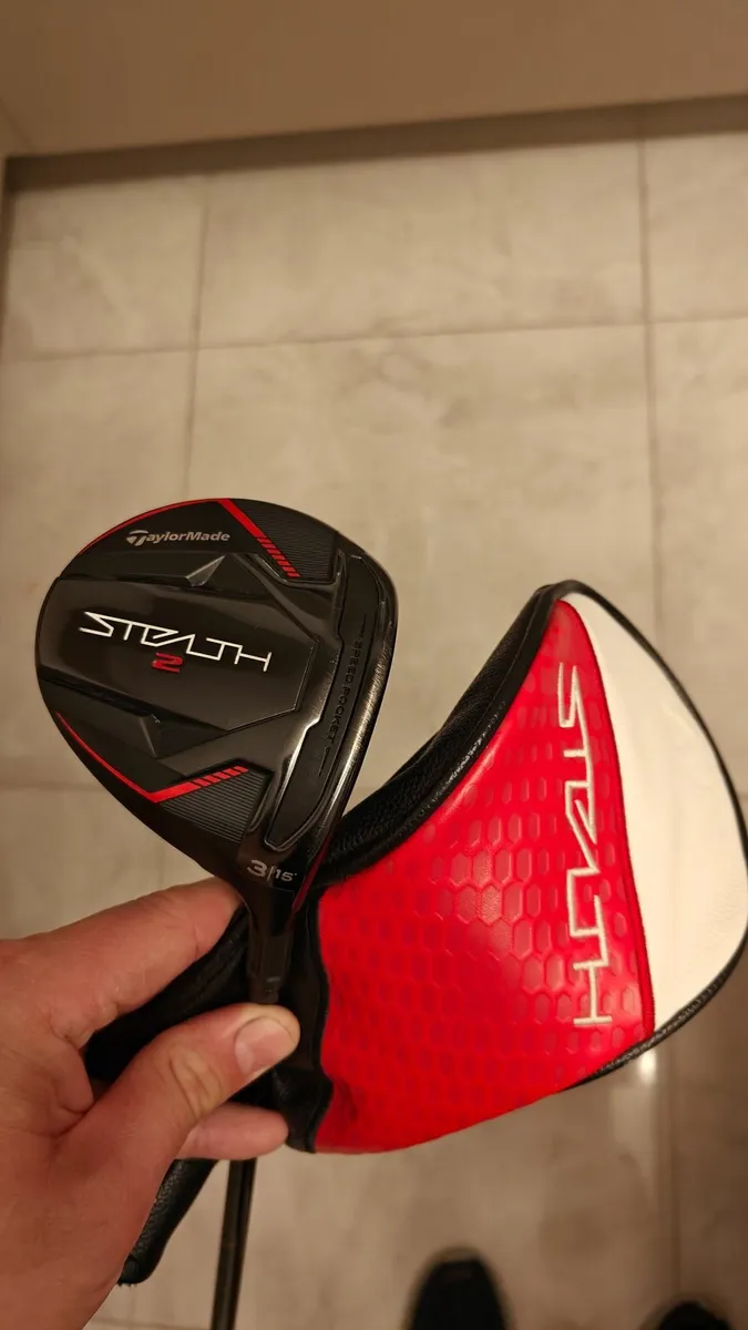 TaylorMade Stealth2 3#Wood with Hzrdus black 6.0 - Image 1