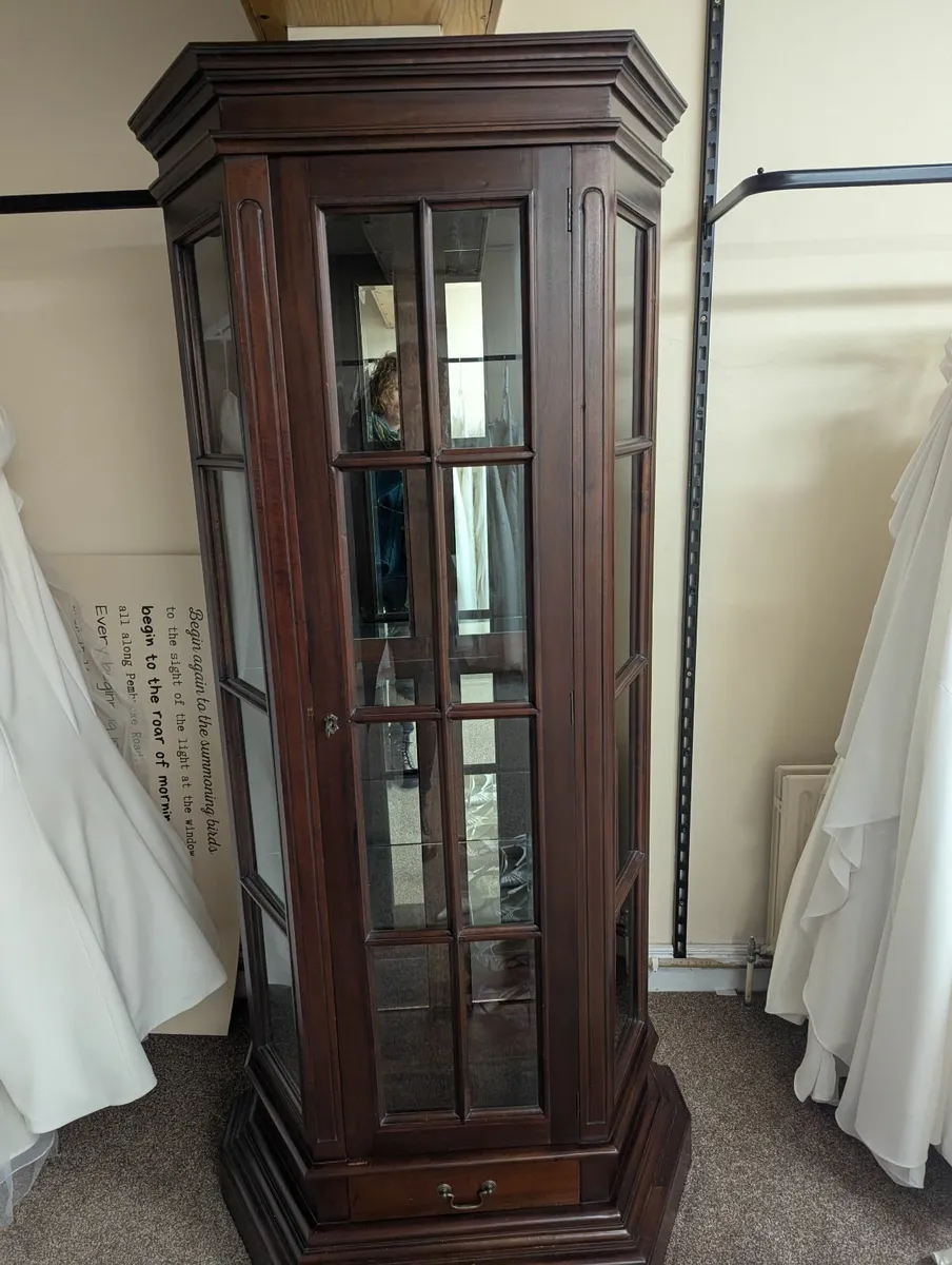 Mahogany display unit in excellent condition - Image 1