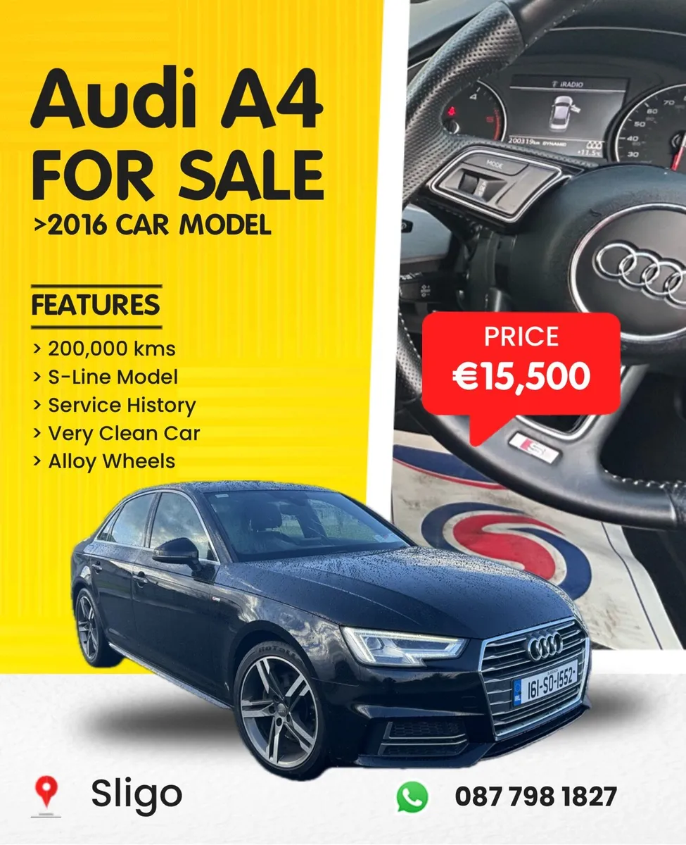 Audi A4 2016 (S-Line) - Image 3