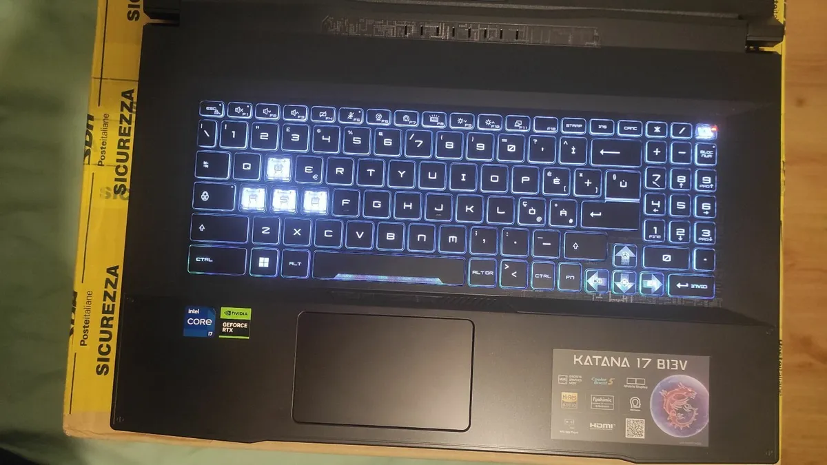 MSI Katana 17 RTX 4070 i7-13620H – Like New - Image 4