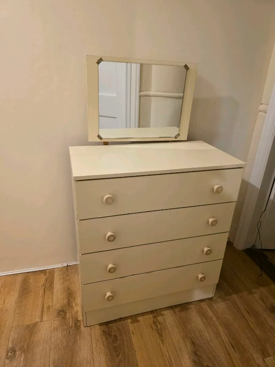 Bed and Chest of Drawers - Image 1