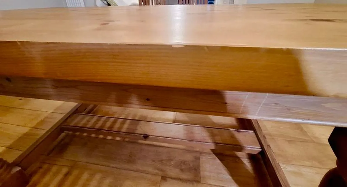 Farmhouse Pine Kitchen Table - Image 4
